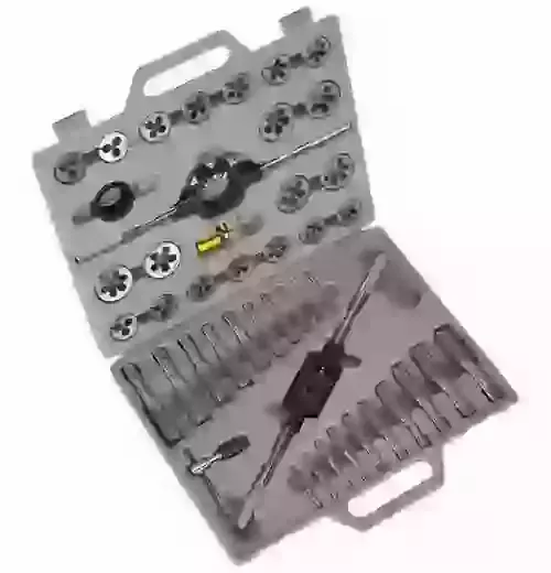 Sealey 45pc Tap & Die set split dies metric